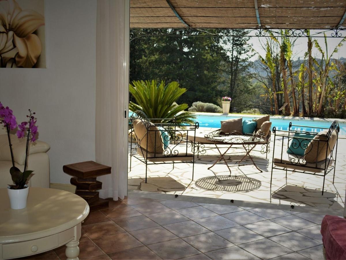 Peaceful Villa In Saint Paul De Vence With Pool Екстериор снимка
